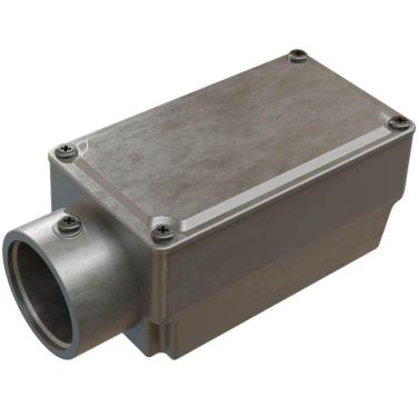 Imagem de Caixa de Derivação Fixa Conduletzel Sem Pintura Tipo E de 1.1-4 com Tampa E012030055 Wetzel Caix