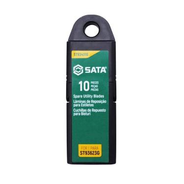 Imagem de Lâmina para Estilete Sata Trapezoidal 10 Peças