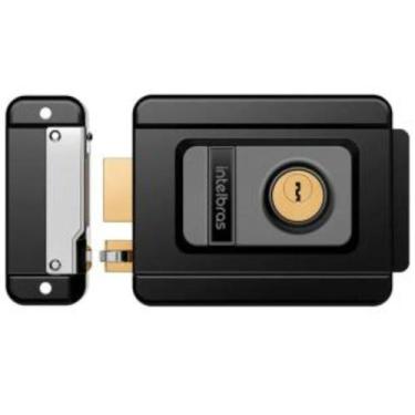 Imagem de Fechadura Eletrônica Preta 12V Intelbras