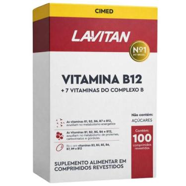 Imagem de Lavitan Vitamina B12 + 7 Vitaminas do Complexo B Completo com B1 B2 B3