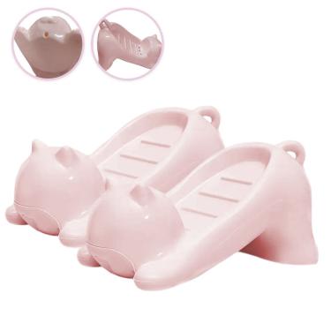 Imagem de Saboneteira Gatinho Kit 2 Uni Porta Sabonete Gato Banheiro Bancada Lavabo Box Pia Divertido Drenagem Decoracao