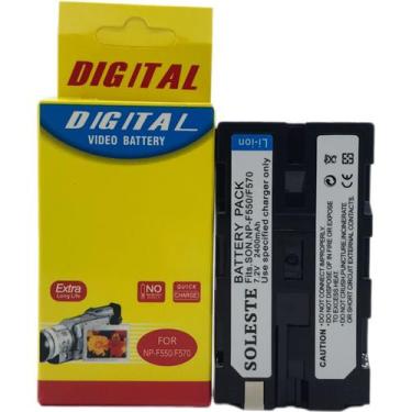 Imagem de 3 Baterias Np-f550 Np-f330 Np-f570 Para Iluminador - Genérica