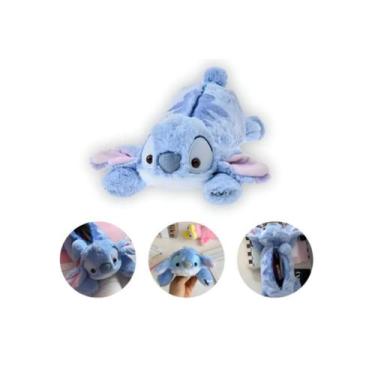 Imagem de Estojo Escolar Stitch Pelúcia ul Porta Lápis Grande Fofo - Grupo Mixx