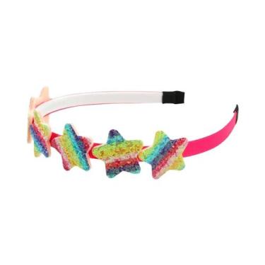 Imagem de Tiaras De Coração E Estrela Com Glitter Para Meninas, Acessórios De Ca