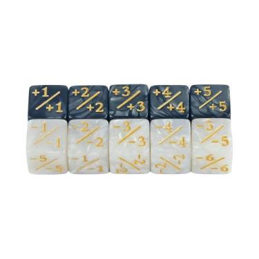 Imagem de 10 Peças De Fichas De Dados D6 Para Jogos De Cartas E Acessórios Para 