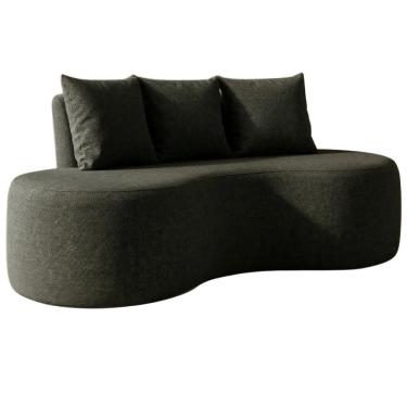 Imagem de Sofa 2 Lugares Organico Ibiza 160 cm Linho Vazzano