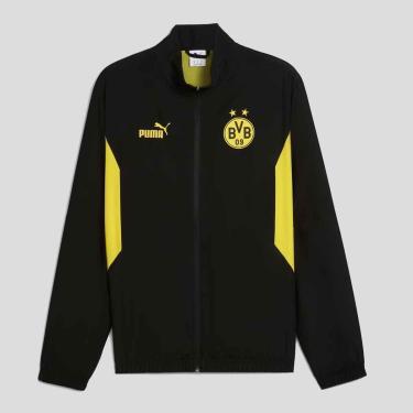 Imagem de Jaqueta Puma Borussia Dortmund Ftblarchive 2025 Preta-Masculino