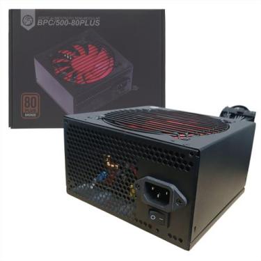 Imagem de Fonte 500W Brazil PC BPC/500-80PLUS/B - ATX - Semimodular - PFC Ativo 