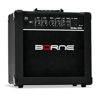 Imagem de Cubo Amplificador Para Guitarra Borne Strike G30 Preto 15w - Congratul