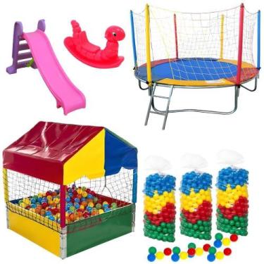 Imagem de Aventura Sem Fim: Cama Elástica 2,30m + Piscina de Bolinhas 1,50m + 1.