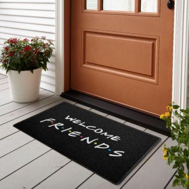 Imagem de Capacho Friends Preto 60x40cm - BEEK