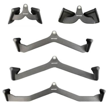 Imagem de Kit Puxador Anatômico Revestido Musculação - D1Fitness