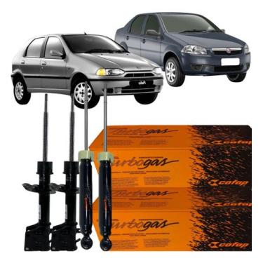 Imagem de Kit Amortecedor Dianteiro Traseiro Palio Siena 2001 Á 2013  - NAKATA