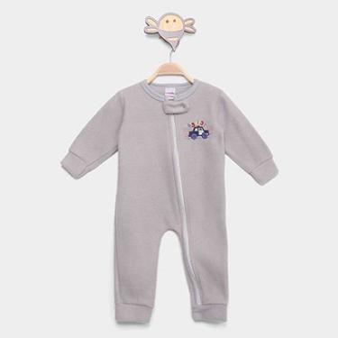 Imagem de Macacão Longo Bebê Candy Kids Soft Fleece Masculino-Masculino