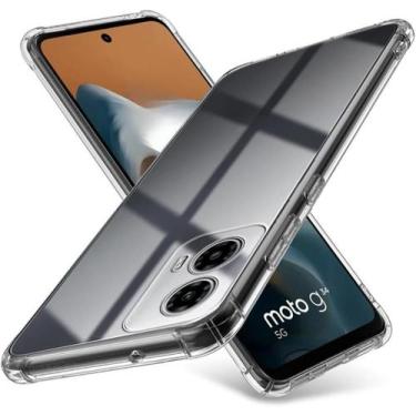 Imagem de Capa Capinha Com Bordas Anti Impacto Para Moto G34 Tela de 6,5 Polegad