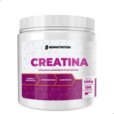 Imagem de Creatina Monohidratada 300g New Nutrition, Natural