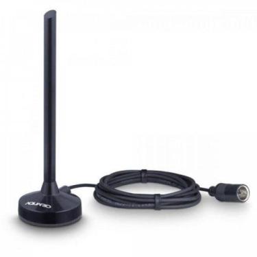 Imagem de Antena digital interna aquario dtv 100p hdtv 4k cabo 2,5m 5x1 - AQUÁRI