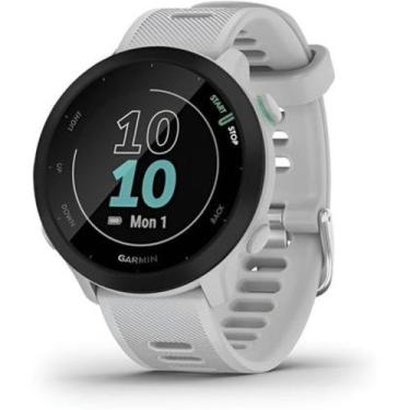 Imagem de Smartwatch GarminForerunner 55 Branco GPS Academia Corrida