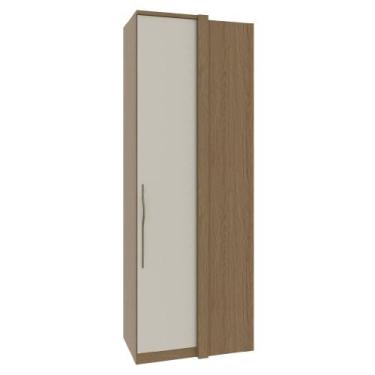 Imagem de Guarda Roupa Modulado 01 Porta Desli 234cm Canto Reto Setiba - Móveis 