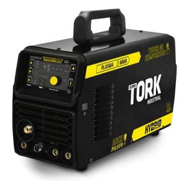 Imagem de Maquina Corte Plasma Touch 45a Mma Compressor Embutido Tork Preto 220v