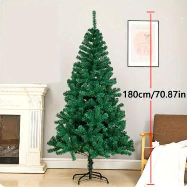 Imagem de Árvore Pinheiro De Natal Luxo Verde Nevada 1,80m 320 Galhos - Wincy - 