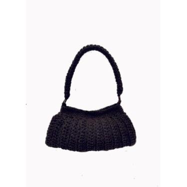 Imagem de BOLSA de crochê de barbante feminina pequena de mão - Gsol