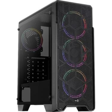 Imagem de Gabinete Gamer Mid Tower ORE SATURN FRGB AEROCOOL, ORE SATURN