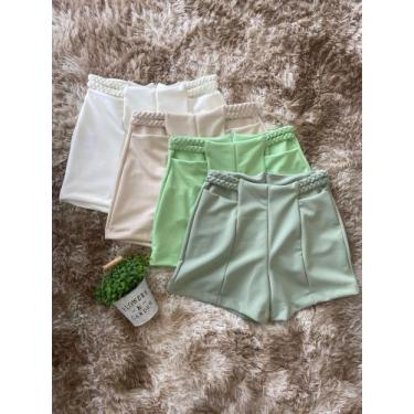 Imagem de Short de alfaiataria com detalhes - THE CLOSET, Off white, P