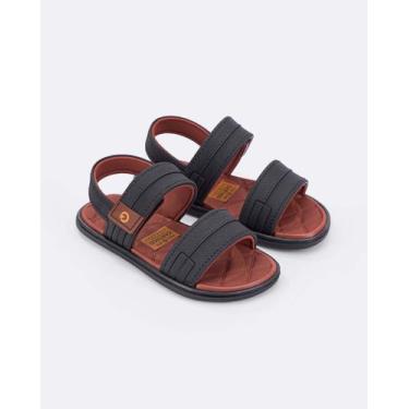 Imagem de Sandália Papete Infantil Masculina Cartago Malta Iv - 11516, Preto, Ma