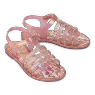 Imagem de Sandália Infantil Rosa Barbie Ice Cream Flox Grendene Kids, Rosa perol