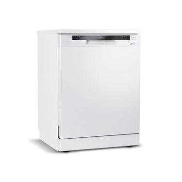 Imagem de Lava-Louças Midea DWA14B1 14 Serviços de Piso Branco com Função Eco e Secagem 110V