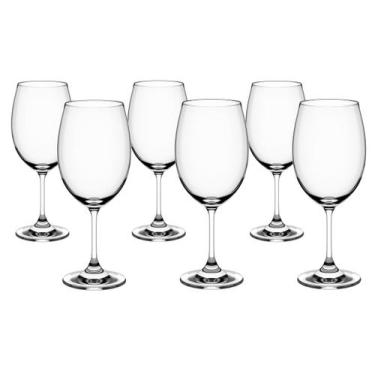 Imagem de Jogo de 6 Taças de Cristal Bohemia para Vinho Tinto Sense 450 ML - Hau