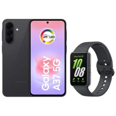 Imagem de Smartphone Samsung Galaxy A37 256GB Preto - 5G + Smartband Samsung Gal