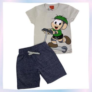 Imagem de Conjunto By Gus Cebolinha - Xic Xic Moda Infantil, 6, Masculino, Cinza