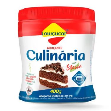 Imagem de Adoçante Culinária Lowçucar com Stevia Pote 400g