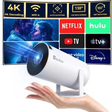 Imagem de Projetor HY300 Portátil Smart Android 11 4K Ultra HD HDMI Wi-Fi Blueto