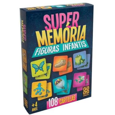 Imagem de Super Jogo Da Memória Figuras Infantis Grow 02646
