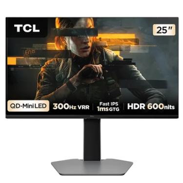 Imagem de Monitor Gamer TCL 25 Polegadas QLED Mini LED Full HD G64 300Hz 1ms (GtG) Freesync HDR 600 nits 25G64