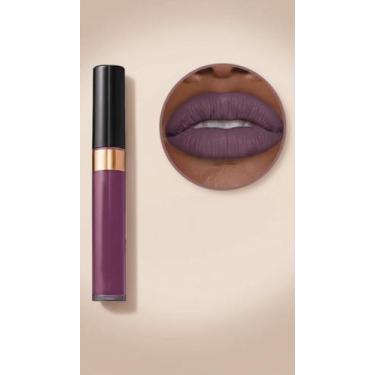 Imagem de Batom Líquido Matte 16h Duração Cor Roxo - Congratulations Store