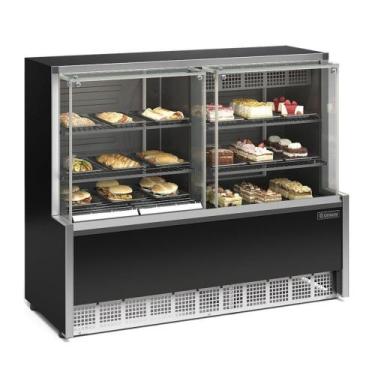 Imagem de Vitrine Quente e Fria Aurora Gelopar GQEA140R 140L Preto 220V