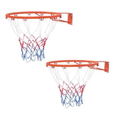 Imagem de Aro de Basquete Bel Oficial 45cm com 2 Aro Rede e Kit Fixação para Tre