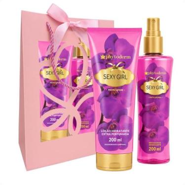 Imagem de Kit Phytoderm Sexy Girl: Body Splash Colônia, Hidratante e Sacola