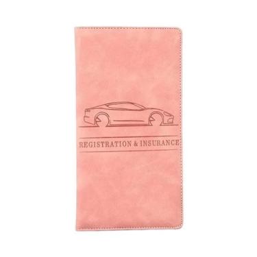 Imagem de Suporte Magnético Para Cartão De Registro E Seguro De Carro, Organizad
