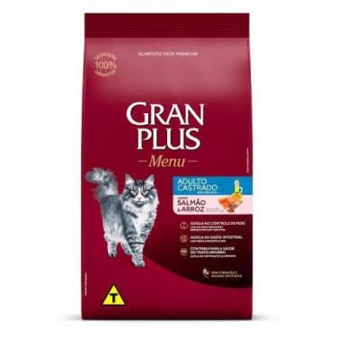 Imagem de Ração GranPlus Menu Gatos Adultos Carne e Arroz 10,1kg Alimento Premiu