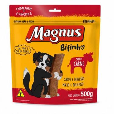 Imagem de Magnus Bifinho Mastigável Carne 500g Petisco para Cães Adultos Todas a