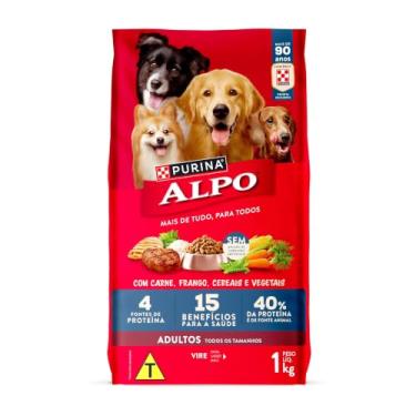 Imagem de Purina Alpo Nestlé Purina Alpo Ração Seca Para Cães Receitas Caseiras Carne Grelhada Com Vegetais 1Kg