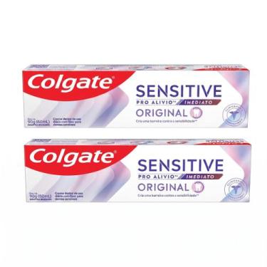 Imagem de Kit 2 Creme Dental Colgate Sensitive Pro-Alívio Imediato Original 90g