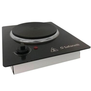 Imagem de Fogão Elétrico Embutir Gourmet 1 Placa Safanelli Preto 220V, 220V
