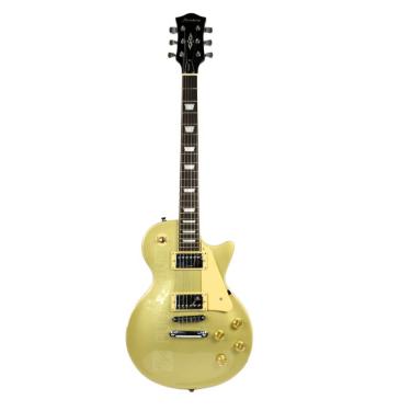 Imagem de Guitarra Les Paul Gold Top Dourado Ouro Strinberg LPS230 gd Com Escudo Branco Vintage Cap/ Humbucker