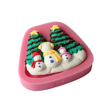 Imagem de Confeitaria dos moldes, F351 MOLDE DE SILICONE NATAL CONFEITARIA BISCUIT
